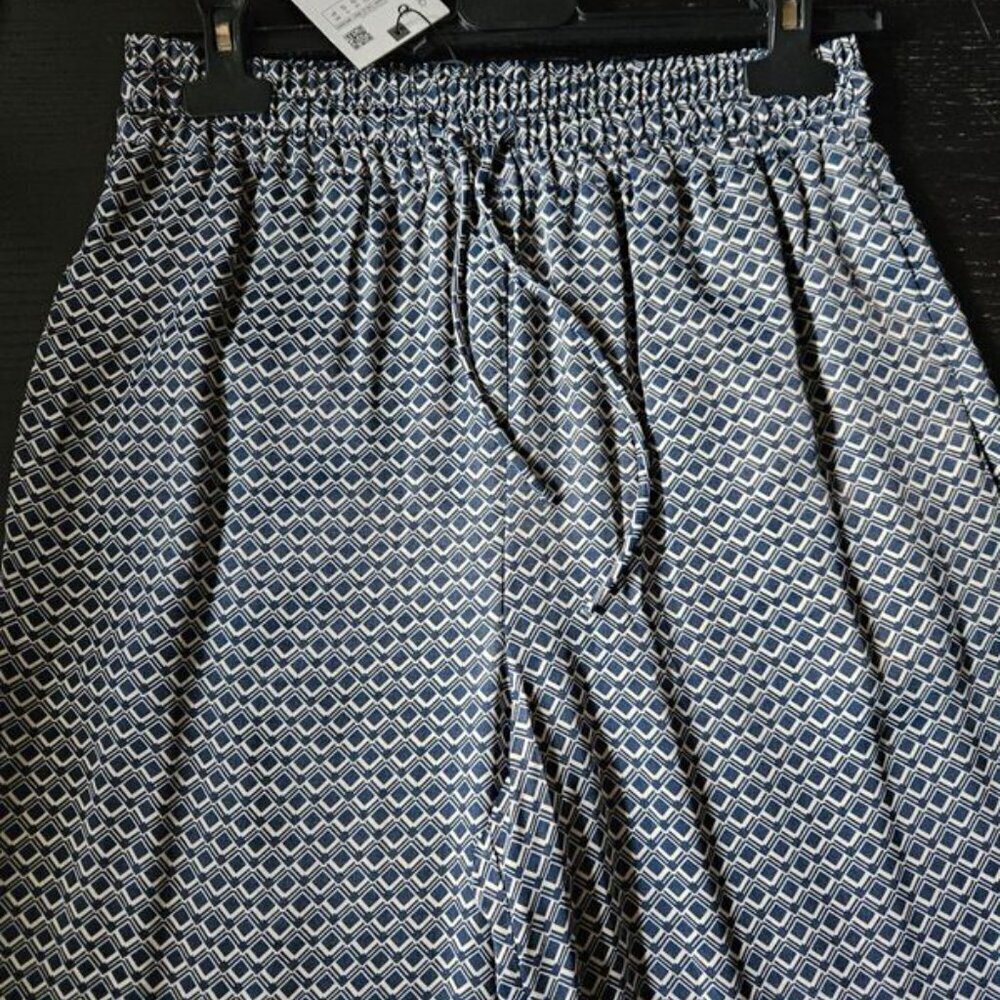 ZARA printed wide pants SIZE S 2298/021/330